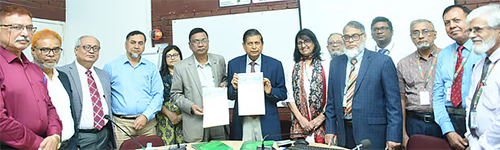 আইইউবিএটি ও কৃষি গবেষণা ফাউন্ডেশনের মধ্যে সমঝোতা স্মারক সই