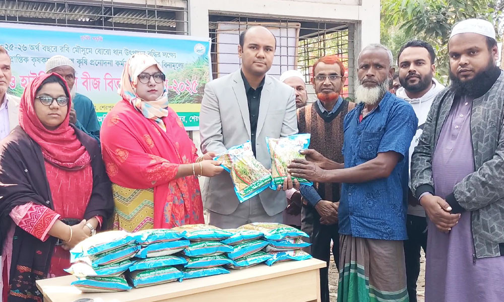 শেরপুরে সাড়ে ১৭ হাজার কৃষক পাচ্ছেন কৃষি প্রণোদনা