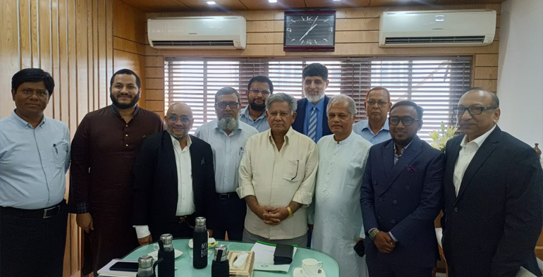 বাপা'র প্রতিনিধিদলের উপদেষ্টা এম সাখাওয়াত হোসেনের সাথে সৌজন্য সাক্ষাৎ