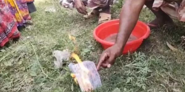 পানির পাম্পে মিলছে তরল দাহ্য পদার্থ